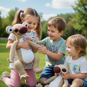 Sloth Amigurumi Crochet Pattern, Long Neck Sloth PDF, Toy Keychain