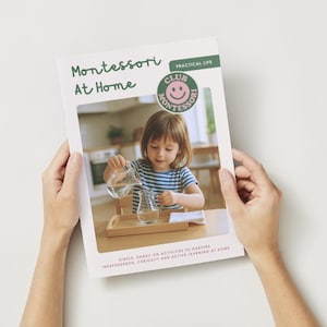 Montessori Practical Life Activities PDF | At Home Preschool & Homeschool Guide | 28 Ideas + Illustrated Step-by-Step Activities Ages 2.5–6
