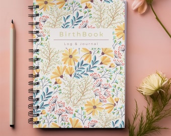 Midwife Doula Birth Journal Spiral Notebook | Birthworker Gift