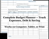 Bi Weekly Budget Planner | Biweekly Budget Plan, Zero Based Budget, Paycheck Tracker, Weekly Budgeting, Budget Binder 2025
