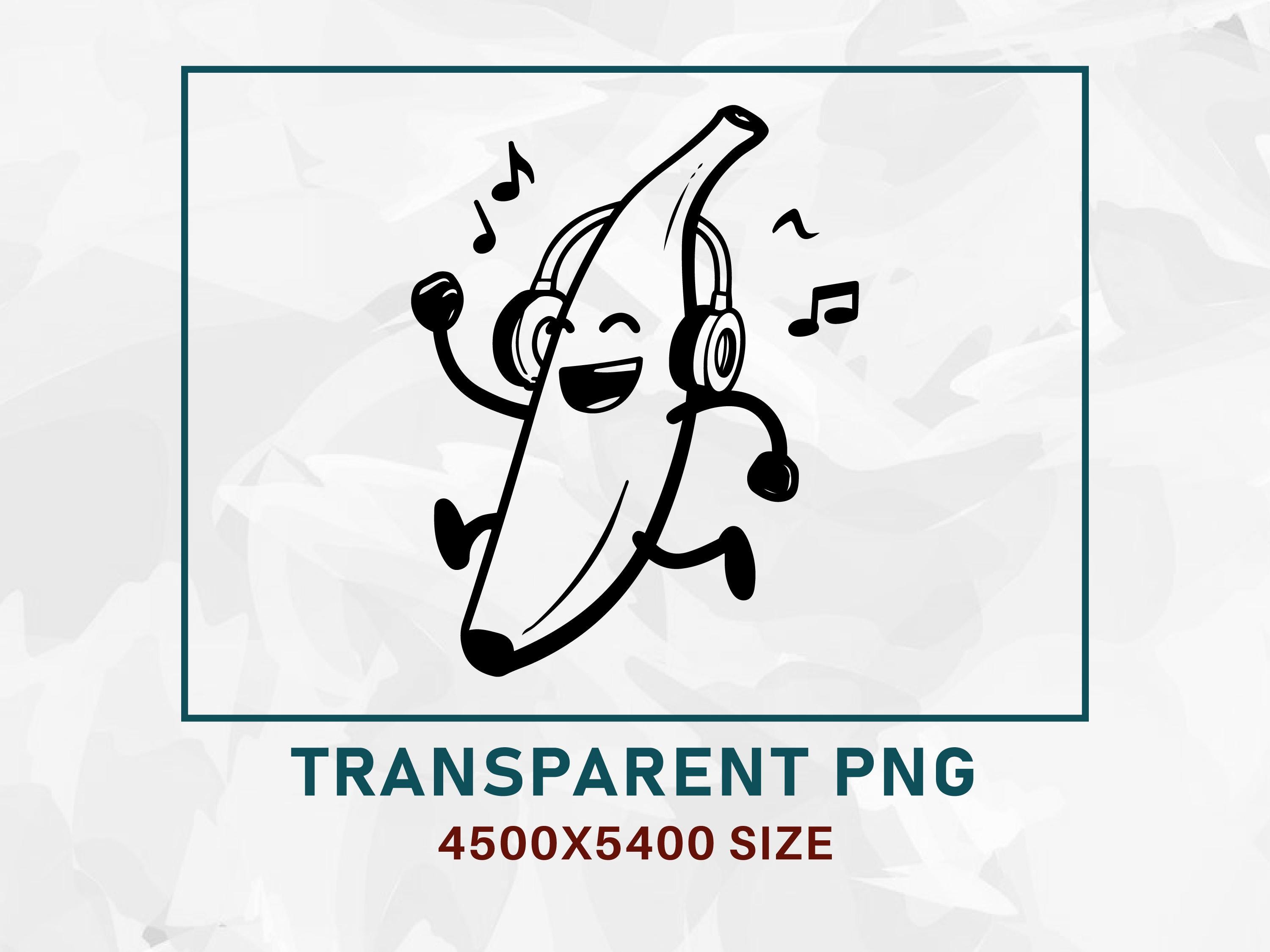 Dancing Banana Cartoon SVG PNG Bundle, Kids Party Cut Files - Etsy