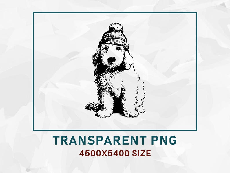 Goldendoodle Silhouette SVG PNG Bundle, Cute Dog Clipart, Puppy Lover ...