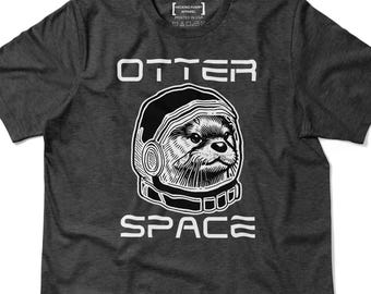 Otter Space Shirt, Funny Otter Pun T-shirt, Otter Lover Gift, River Otter T Shirt, Sea Otter Lover Gift, Cute Animal Tee, Cosmic Space Gift