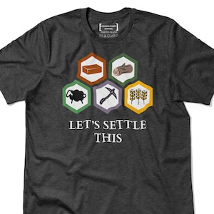 Let&#39;s Settle This Settlers of Catan Shirt, Vintage Game Night TShirt, Funny Board Game Tee, Gift for Tabletop Game Lovers, Casual Gamer Wear