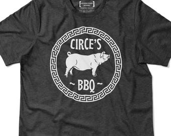 Circe's BBQ Shirt, Funny Odyssey T-Shirt, Greek Mythology Tee, Myth Lover Gift, Homer Book, Greece History Gift