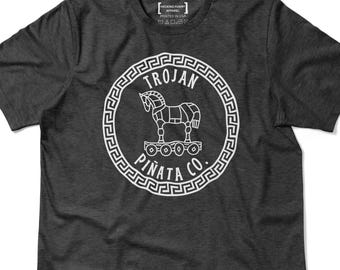 Trojan Piñata Co Shirt, Funny Trojan Horse T-Shirt, History Lover Gift, Greek Mythology Tee, Trojan Pinata