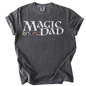 MTG Magic Dad Shirt, Father's Day Magic The Gathering Sweatshirt, Gift Idea for Card Game Lovers, Geek Nerd Birthday Long Sleeve, Magic Land