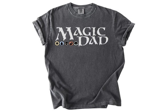 MTG Magic Dad Shirt, Father's Day Magic The Gathering Sweatshirt, Gift Idea for Card Game Lovers, Geek Nerd Birthday Long Sleeve, Magic Land
