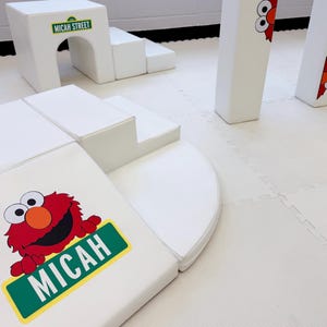 Soft Play Set Vinyl Decal Stickers for Foam Items Birthday Theme