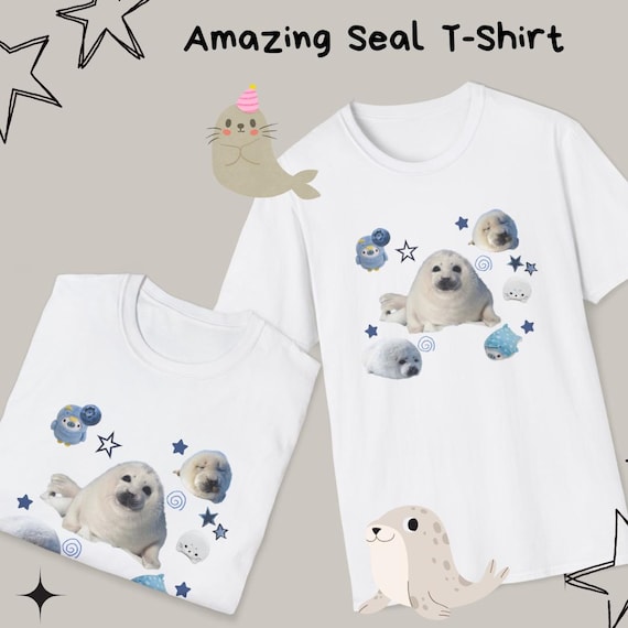Seal T-Shirt, Super cute Seal, Seal Lover, I love seals, seal the deal, amazing seal T-Shirt, Cute Seal Tee