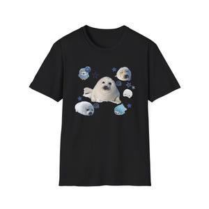 Seal T-Shirt, Super cute Seal, Seal Lover, I love seals, seal the deal, amazing seal T-Shirt, Cute Seal Tee image 3