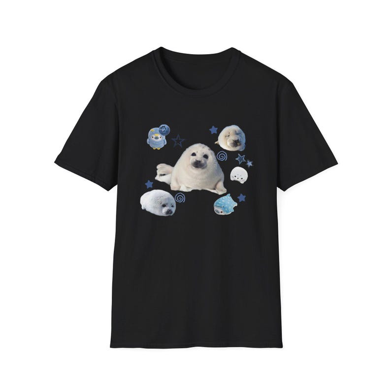 Seal T-Shirt, Super cute Seal, Seal Lover, I love seals, seal the deal, amazing seal T-Shirt, Cute Seal Tee image 3