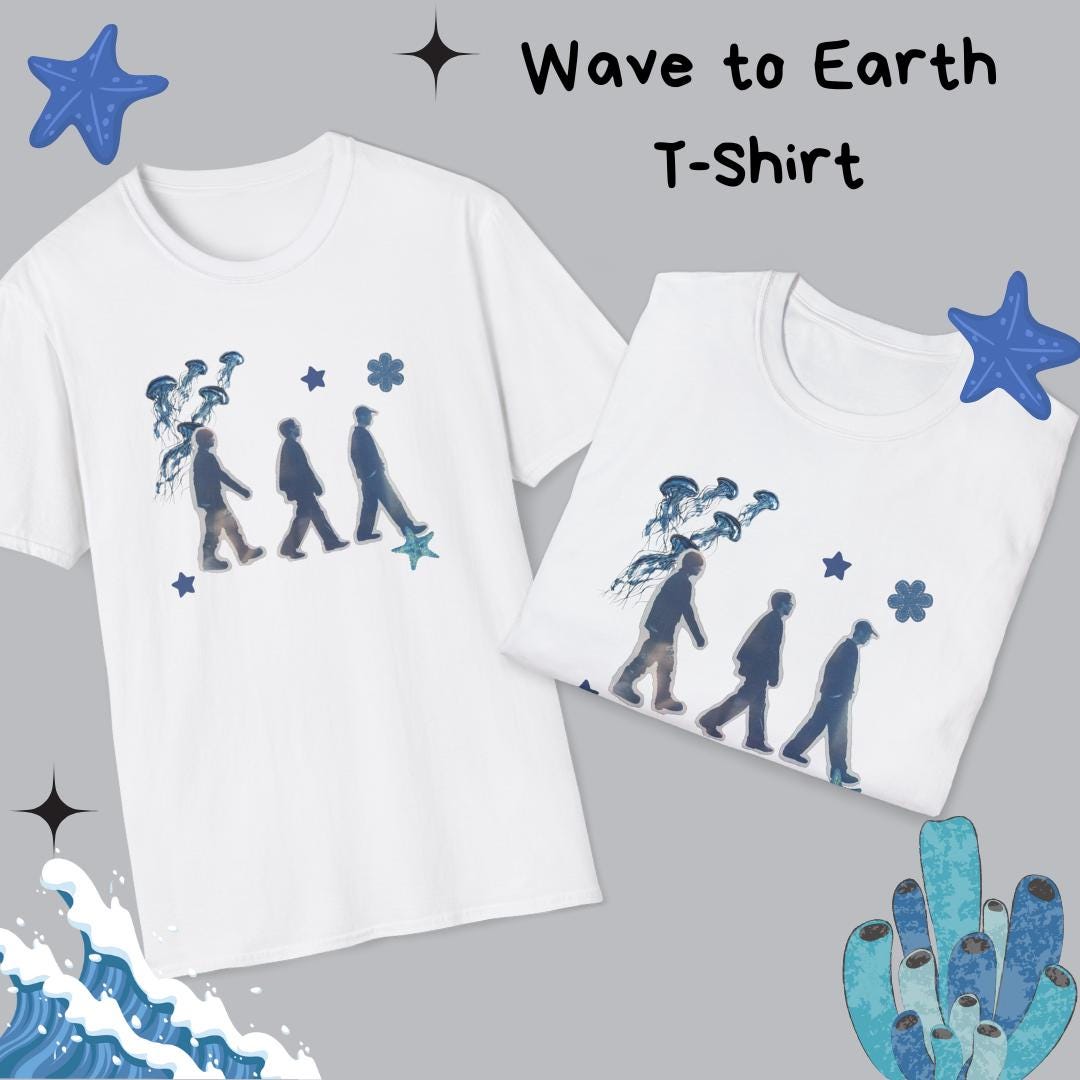 Wave to Earth, W2E T-shirt, Aesthetic Shirt, Wave to Earth Gift