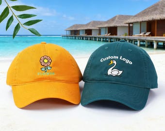 Benutzerdefinierte Logo Hut, Massen-Baseball-Hut, personalisierte Dad Kappe, benutzerdefinierte Bachelorette Kappe, gestickter Hut, benutzerdefinierter Text Hut, Vatertagsgeschenk, Weihnachten