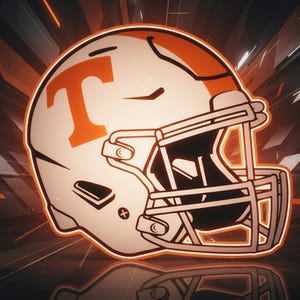 Tennessee Volunteers Helmet LED Light Box – UT Vols Orange & White Desk/Wall Decor | Dorm, Game Room, Man Cave Gift | Rocky Top Go Vols