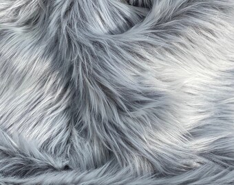Arctic Wolf Baby Photos,Costumes,Props,Fashion,Sewing,Art Supplies,Yardage,Material Soft Huskie Fur Faux Fur Fabric,Craft Squares,Fun Fur