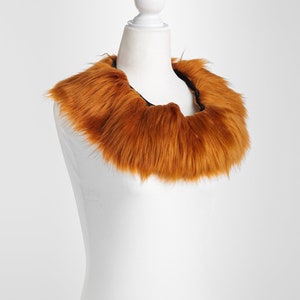 Luxury Shag 40&quot; Standard Red Fox Mane - Animal Neckwear Costume Accessories
