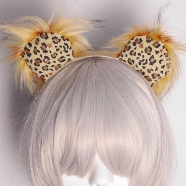 Leopard Ear Headband - Etsy