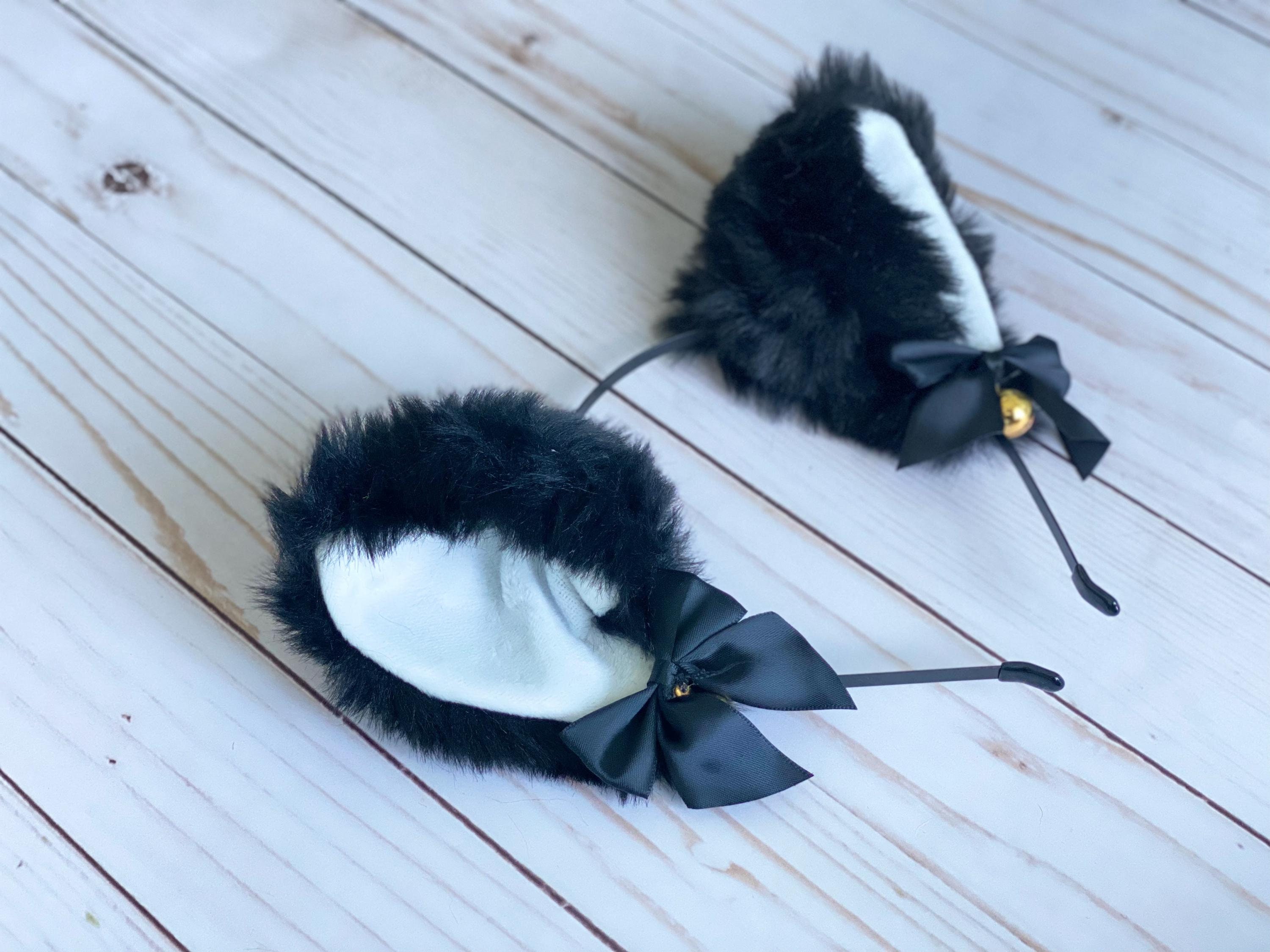 Faux Furry Wolf Ears Headband – Kids Costume, Adjustable 