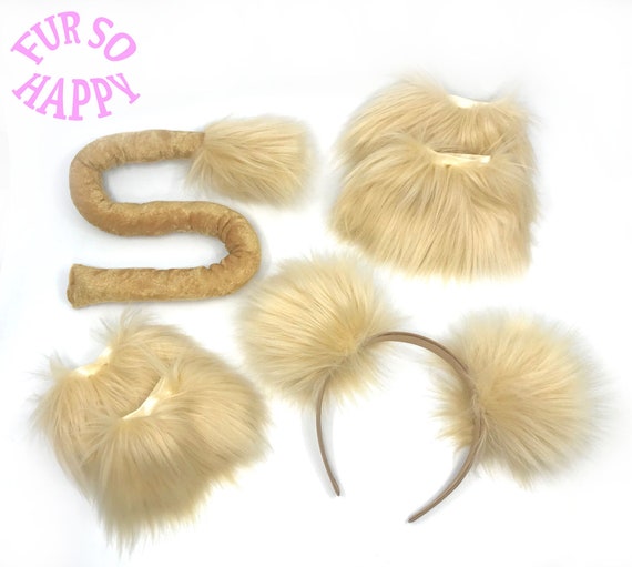 Cosplay Spaceballs Mog the dog blonde luxury shag fur ears & tails in 2 sizes Cosplay Spaceballs Mog the dog blonde luxury shag fur ears & tails in 2 sizes