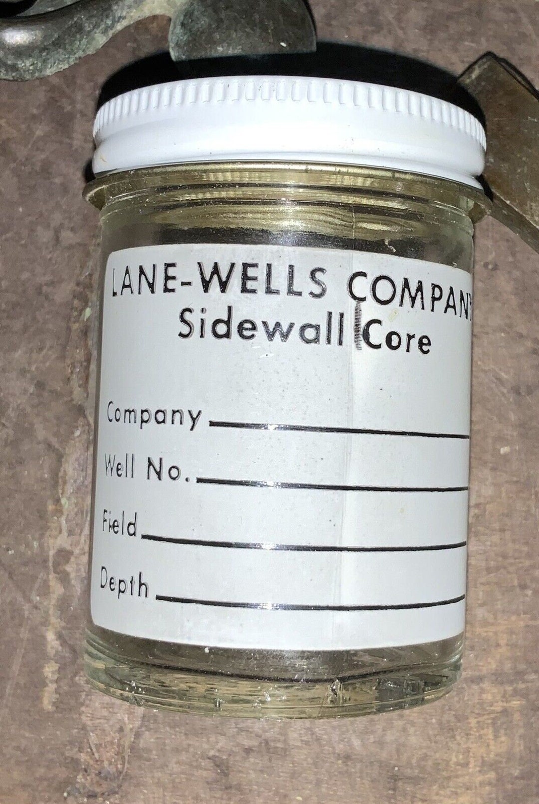 LANE-WELLS COMPANY Sidewall Core Oil Rig Company Bottles Sample - Etsy