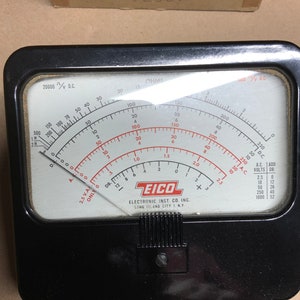 EICO Vintage OHMS ELECTRONIC Inst. Co Inc