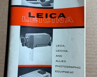 Leica Dealer Catalog 36 Price Guide 1960s USA Vintage