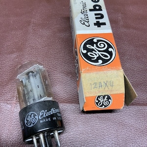 General Electric GE 12AX4 Vacuum Tube Made In USA NOS Box
