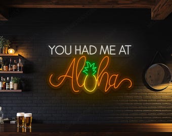 アロハ ネオンサイン、アロハ LED サイン、アロハ ライトサイン