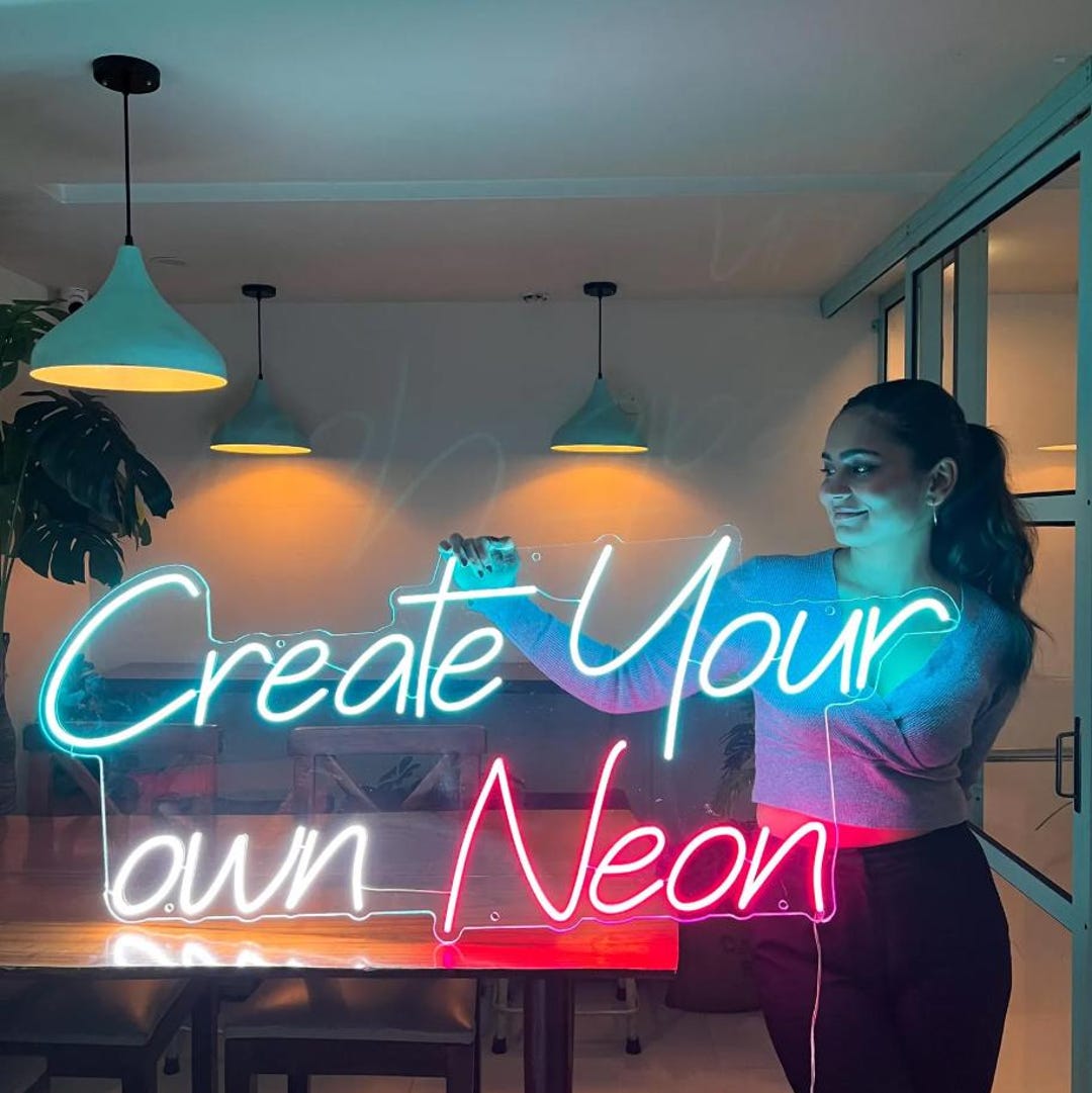 Custom Name Led Neon Sign, Personalized Name Wall Light Sign, Your ...