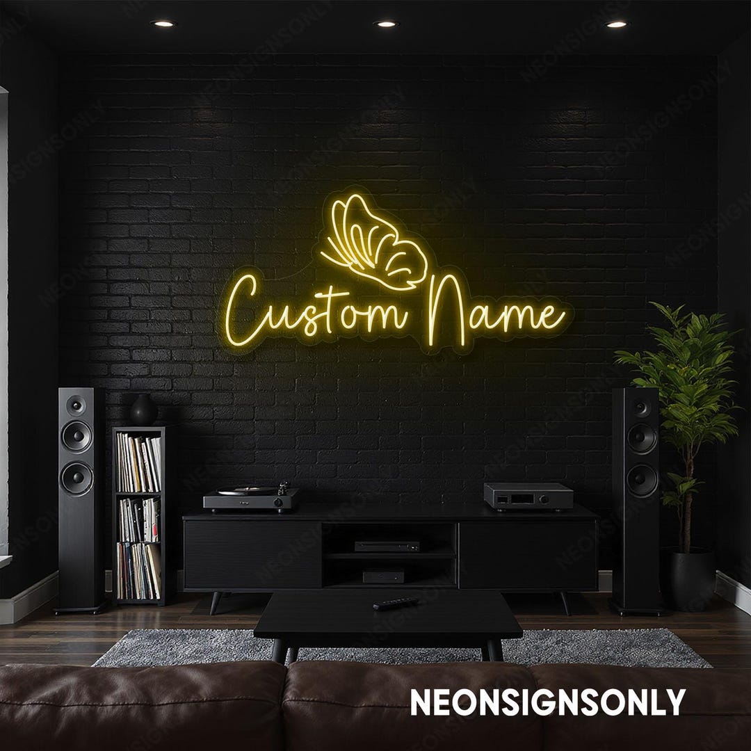 Custom Name Led Neon Sign, Personalized Name Custom Name Led Decor ...