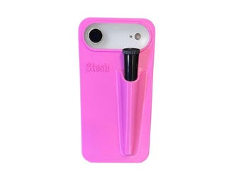 Pink Stash iPhone Case - Smell-Proof Tube, Hidden Storage
