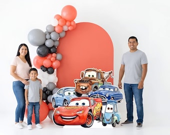 Cars Birthday Decorations, Lightning McQueen Party Decor, Cars Cutout Set, Race Car Birthday Party backdrop, Disney Cars Birthday Decor