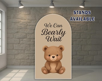 We Can Bearly Wait Baby Shower Arch Backdrop