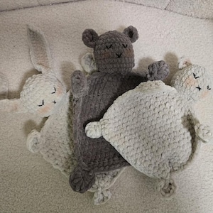Rabbit comforter / teddy bear comforter