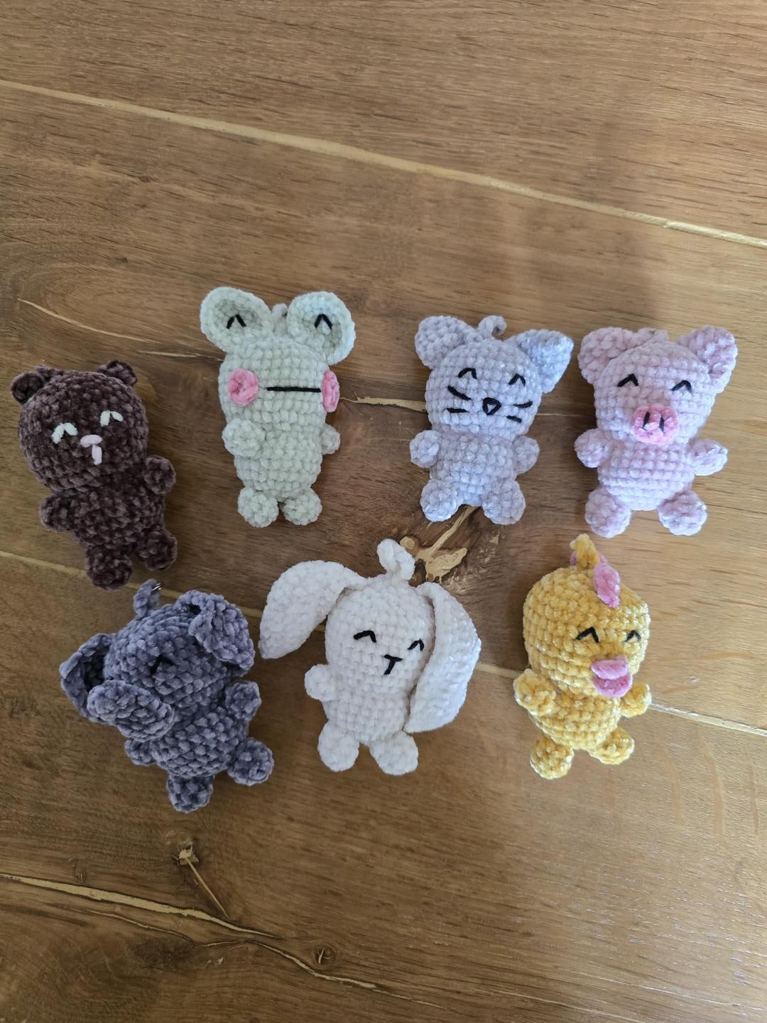 Animal Key Rings Vector Animal Key Rings - Etsy