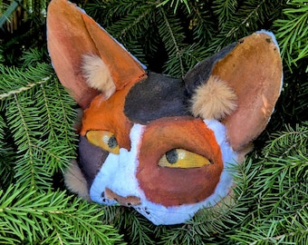 Maska Furry Cat Cosplay – ręcznie robiona maska Therian