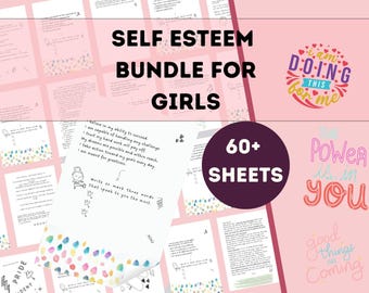 Teen Mental Health Self-esteem Workbook and Worksheets, 60+ Pages PDF Download