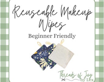 Reusable Makeup Wipe Sewing Pattern