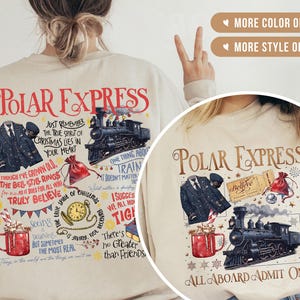 Polar Express Believe Christmas PNG, 90s Holiday Movie Clipart, North Pole Magic Digital Download, Christmas Gift Sublimation Design