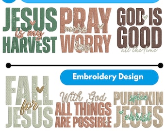 Motifs de broderie machine Dieu est bon Motif de broderie bohème, verset biblique chrétien, broderie de citation foi chrétienne Motif religieux 3 +