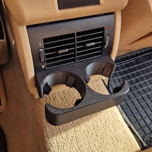 Uchwyty na kubki tylne BMW E39, uchwyty na napoje z funkcją antypoślizgową i antywstrząsową