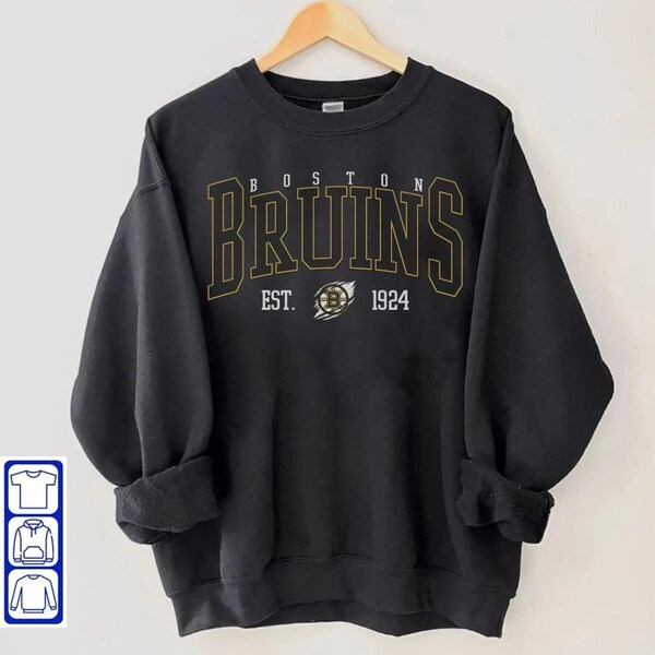 Boston Bruin Tee, Boston Hockey Sweatshirt, Boston Hockey Fan Hoodie, Boston Hockey Unisex T-shirt, a great present for hockey lovers