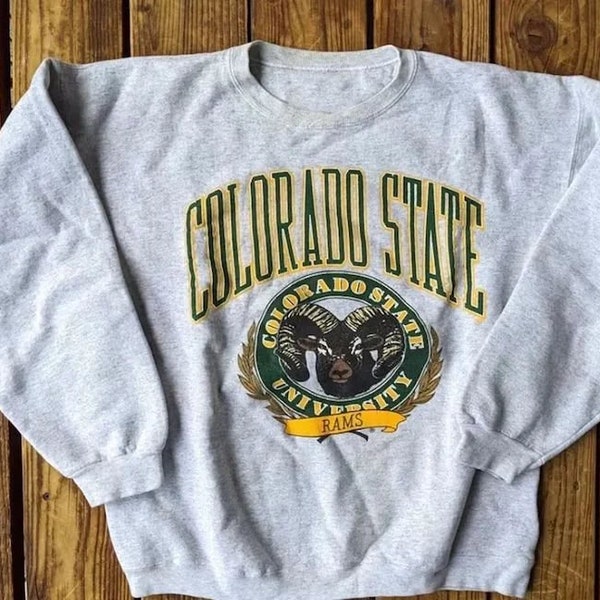 Vintage Colorado State University CSU T-Shirt, Colorado State SweartShirt, Colorado University Hoodie ,Gift for Her, Gift for Him,