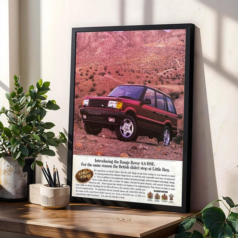 Range Rover Collection Poster Vintage Range Rover Ad Poster, Retro Automotive Print - Etsy UK