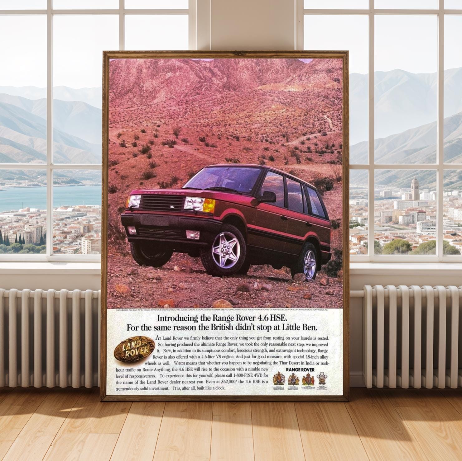 Vintage Range Rover Ad Poster, Retro Automotive Print - Etsy UK