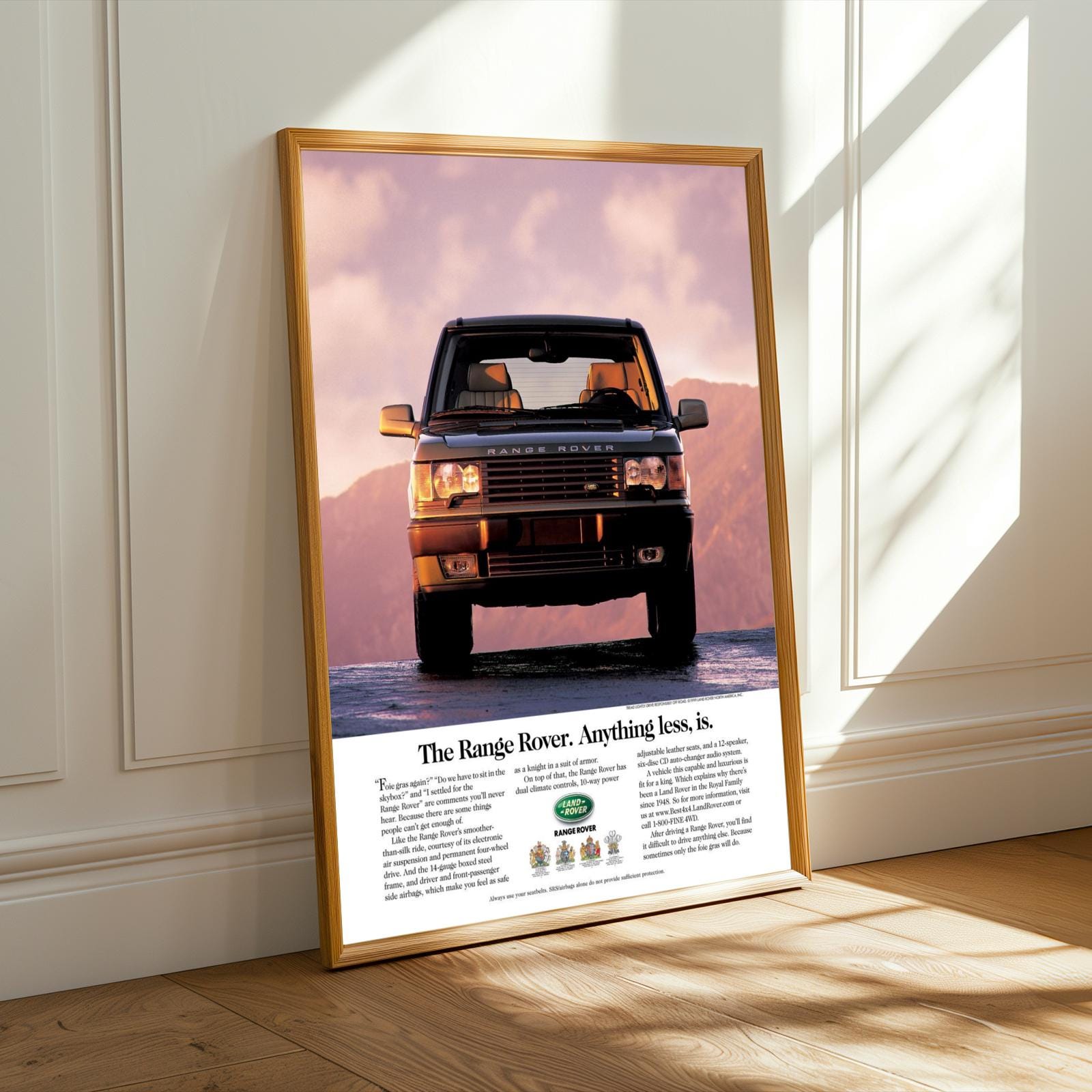 JAGUAR AUTO Rmck - POSTER HQ 50x70cm d'une AFFICHE VINTAGE
