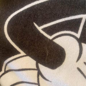 Vintage Mickey Mouse Bath Beach Towel- Disney Made in Taiwan image 5