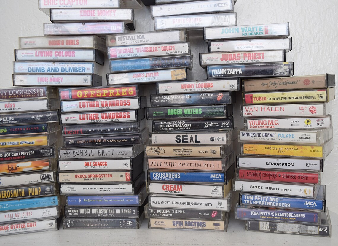 Vintage Cassette Tapes All Names/Genres/Years You Choose Etsy