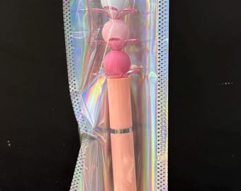 Custom Beaded Pen. Unique & Colorful Writing Accessory
